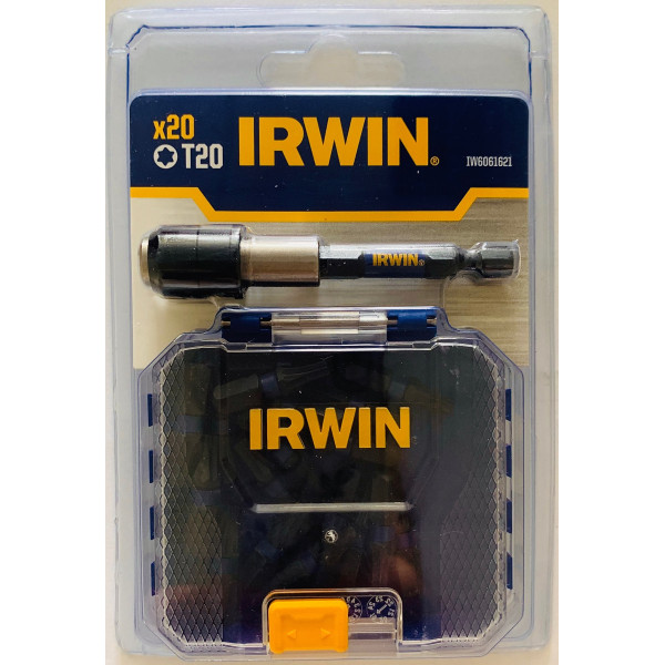  Набор бит Impact Pro Performance 25 мм T20 с держателем 20 шт, Irwin IW6061621  — Инсел