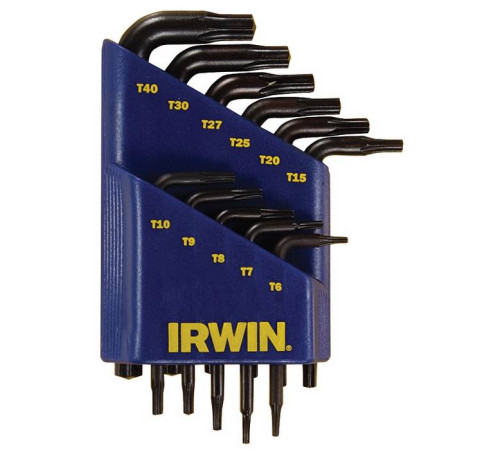 Набор ключей шестигранных Torx T6-T40 10 шт, Irwin T10758 Набор ключей шестигранных Torx T6-T40 10 шт, Irwin T10758
