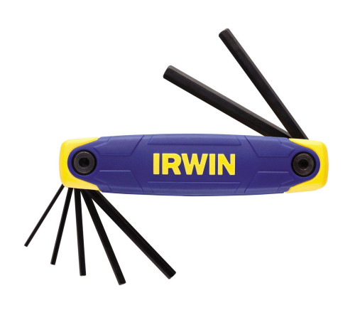 Набор ключей шестигранных складной 2-8 мм, 7 шт, Irwin T10765 Набор ключей шестигранных складной 2-8 мм, 7 шт, Irwin T10765