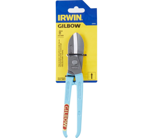 Ножницы по металлу Gilbow универсальные прямой и фигурный рез 200 мм, Irwin TG2458